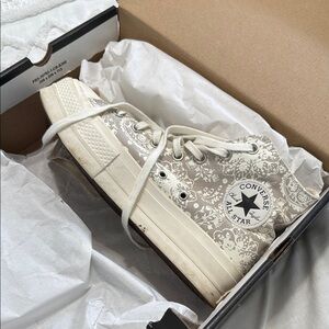 Converse Women's Cream High-Top Sneakers
